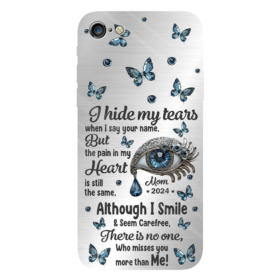Mes larmes - Coque de téléphone personnalisée en hommage à mes larmes
