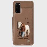 Horse Girl - Personalized Horse Wallet Phone Case