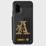 Initial Gift For Him, Gift For Man,... - Personalized Wallet Phone Case