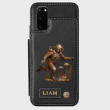 Scuba Diving Lovers Gift - Personalized Scuba Diving Wallet Phone Case