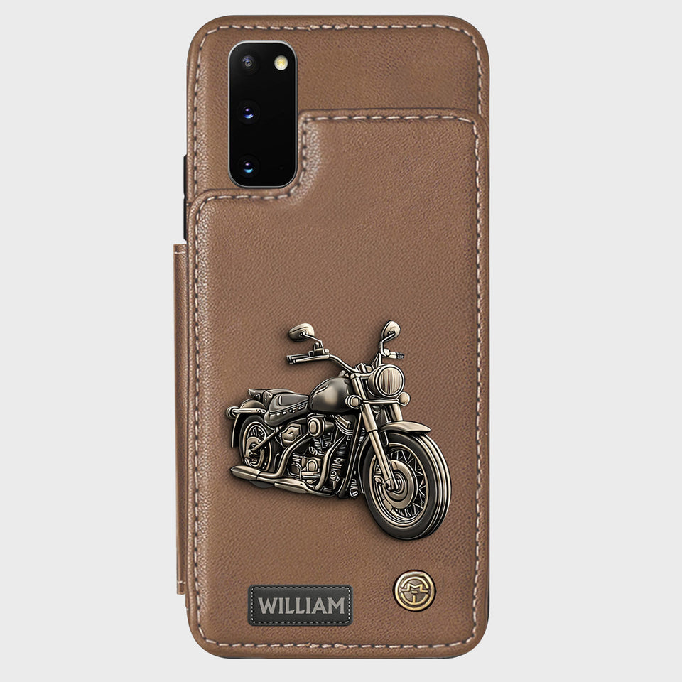 Motorcycle Enthusiast - Personalized Biker Wallet Phone Case