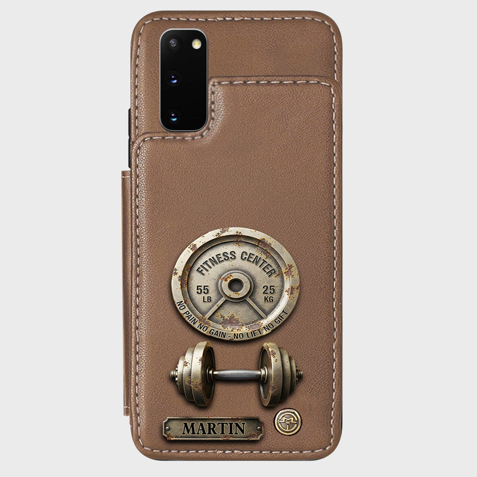 No Pain No Gain - Personalized Fitness Wallet Phone Case