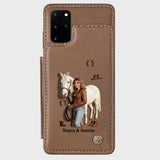 Horse Girl - Personalized Horse Wallet Phone Case