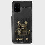 Proud Police - Personalized Police Officer Wallet Phone Case