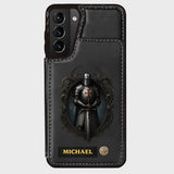 Knight Of God - Personalized Christian Wallet Phone Case