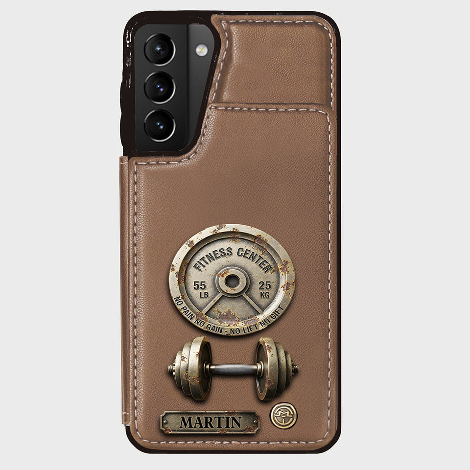 No Pain No Gain - Personalized Fitness Wallet Phone Case