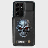 Cool Skull - Personalized Skull Wallet Phone Case