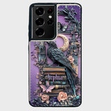 Dark Academia Book Reader - Personalized Book Foldable Wallet Phone Case