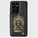 Proud Firefighter - Personalized Firefighter Wallet Phone Case