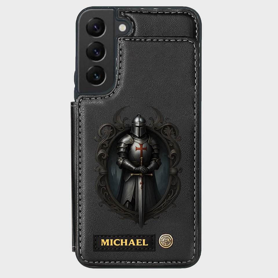 Knight Of God - Personalized Christian Wallet Phone Case