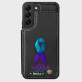 Vous comptez - Étui portefeuille personnalisé pour téléphone portable, conçu pour la prévention du suicide