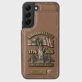 250th Anniversary - Personalized Wallet Phone Case