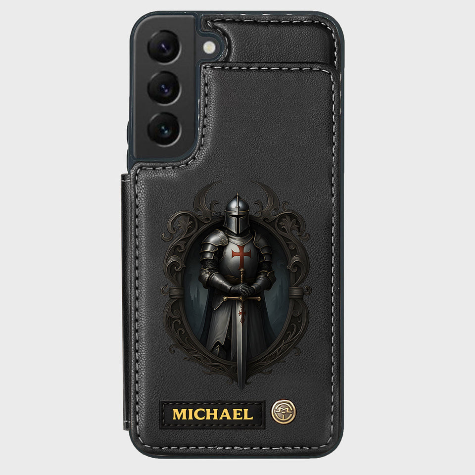 Knight Of God - Personalized Christian Wallet Phone Case
