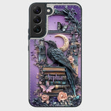 Dark Academia Book Reader - Personalized Book Foldable Wallet Phone Case