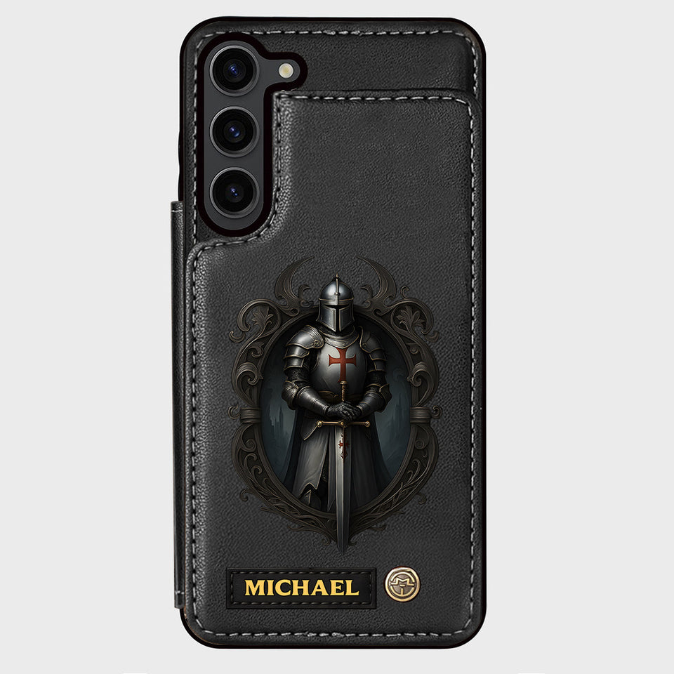 Knight Of God - Personalized Christian Wallet Phone Case