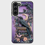 Dark Academia Book Reader - Personalized Book Foldable Wallet Phone Case