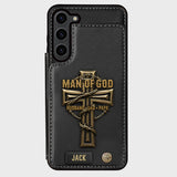 Man Of God - Personalized Christian Wallet Phone Case
