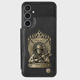 Proud Firefighter - Personalized Firefighter Wallet Phone Case