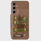 Just A Girl Who Loves Frogs - Personalized Frog Wallet Phone Case