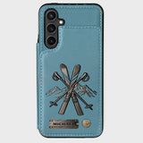Love Skiing - Personalized Skiing Wallet Phone Case