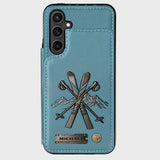Love Skiing - Personalized Skiing Wallet Phone Case