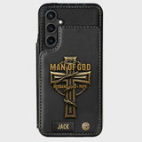 Man Of God - Personalized Christian Wallet Phone Case