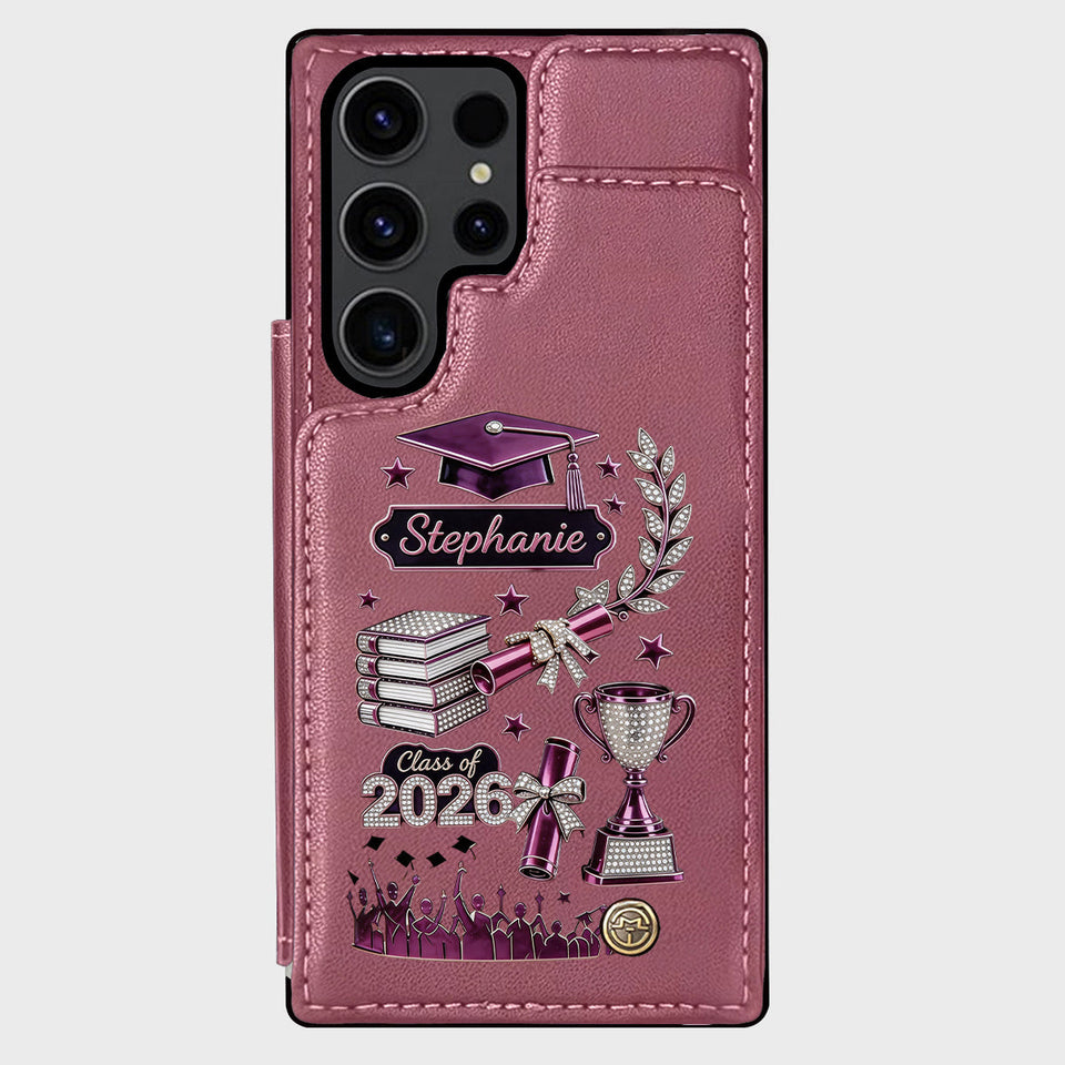 Graduation Gift - Personalized Graduation Wallet Phone Case