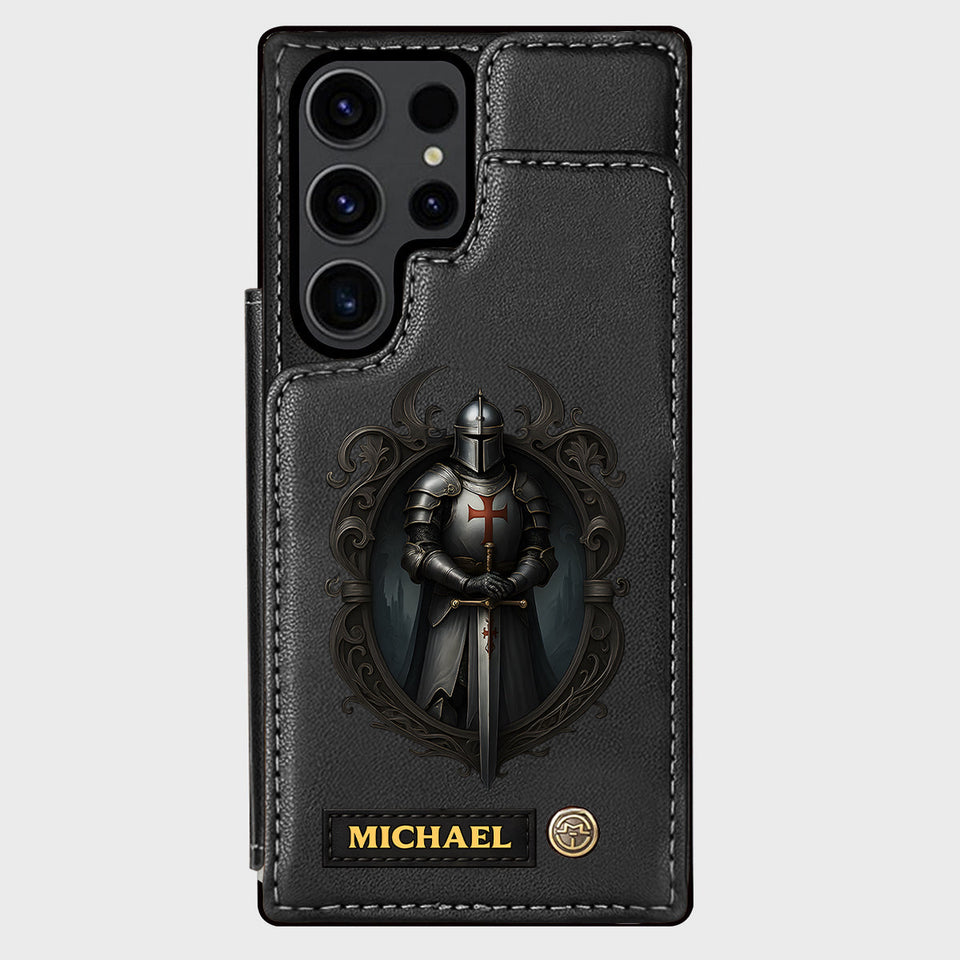 Knight Of God - Personalized Christian Wallet Phone Case