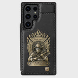 Proud Firefighter - Personalized Firefighter Wallet Phone Case