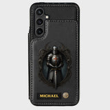 Knight Of God - Personalized Christian Wallet Phone Case