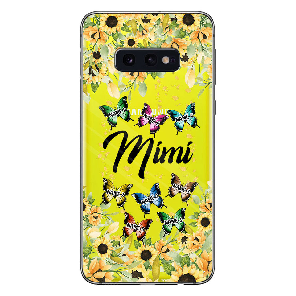 We Love You - Personalized Grandma Clear Phone Case