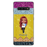 Teaching Is A Work of Heart - Personalized Teacher Phone Case With 3D Pattern Print