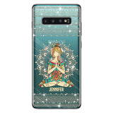 Let That S Go - Personalized Yoga Clear Phone Case