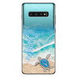 Love Turtles - Personalized Turtle Clear Phone Case