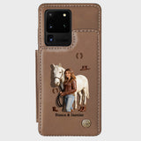 Horse Girl - Personalized Horse Wallet Phone Case