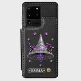 Beautiful Witch Hat - Personalized Witch Wallet Phone Case