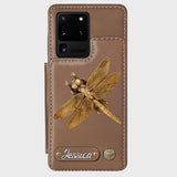 Love Garden, Beautiful Dragonfly, Butterfly, Bee, Hummingbird,... - Personalized Gardening Wallet Phone Case