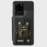 Proud Police - Personalized Police Officer Wallet Phone Case