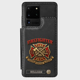Proud Firefighter - Personalized Firefighter Wallet Phone Case