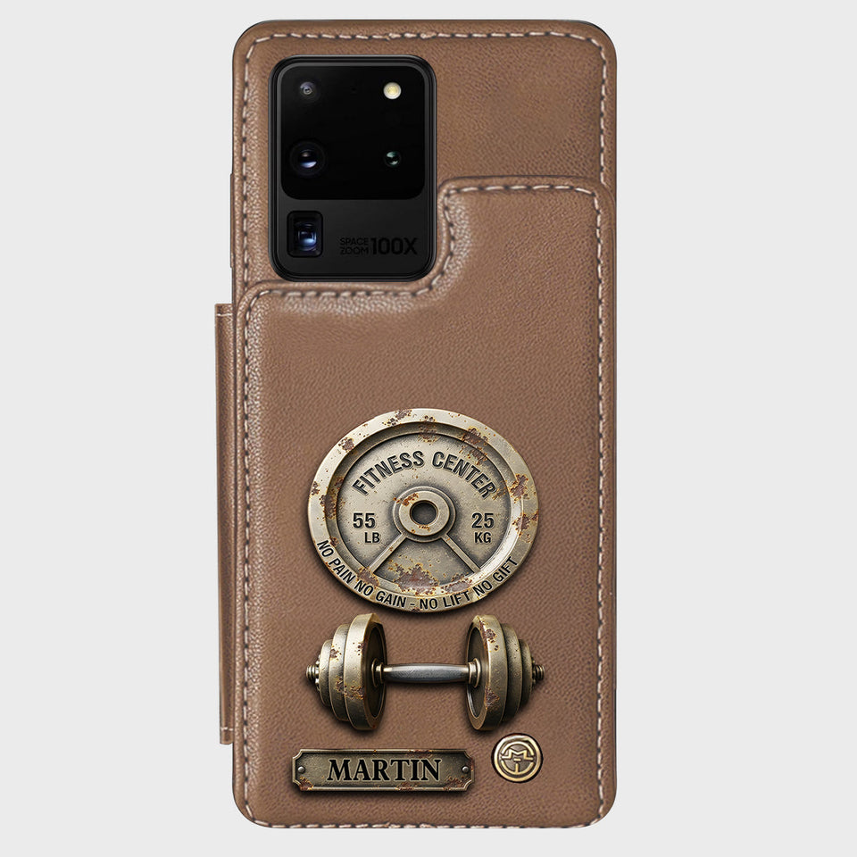 No Pain No Gain - Personalized Fitness Wallet Phone Case