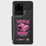Pink Out - Personalized Football Wallet Phone Case
