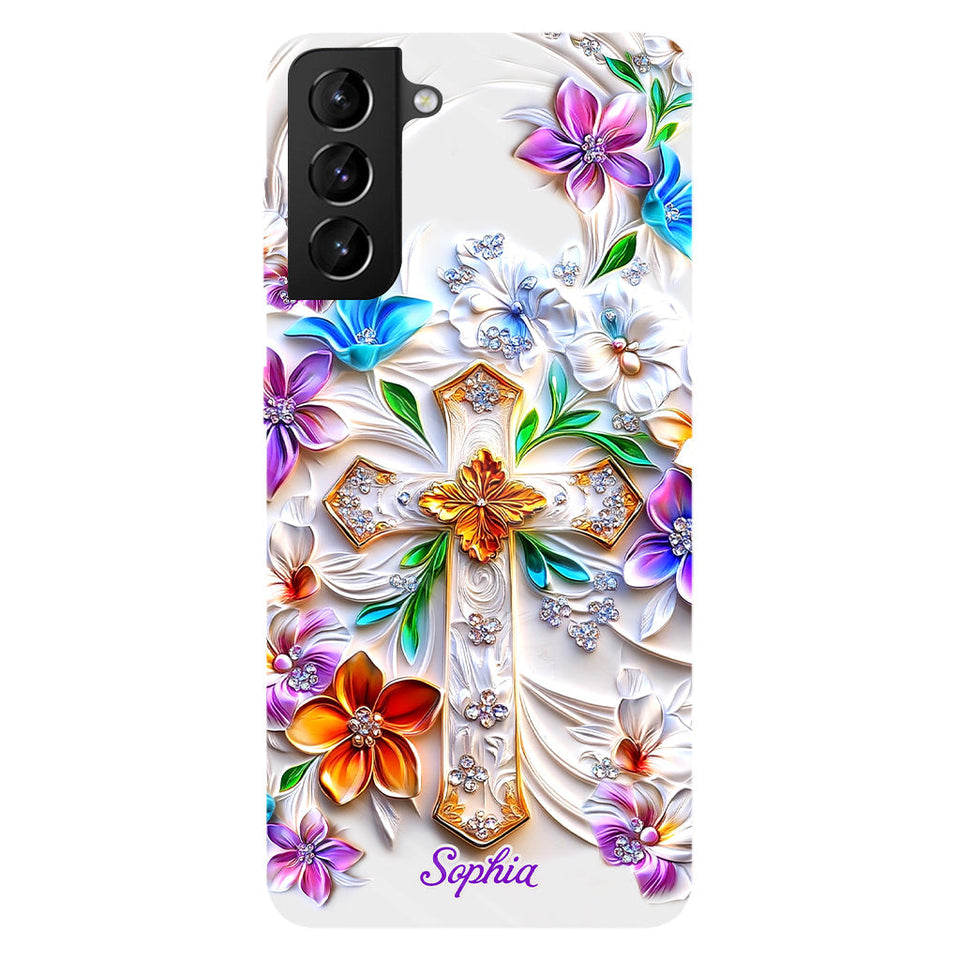 Croire - Coque de téléphone personnalisée avec impression chrétienne intégrale