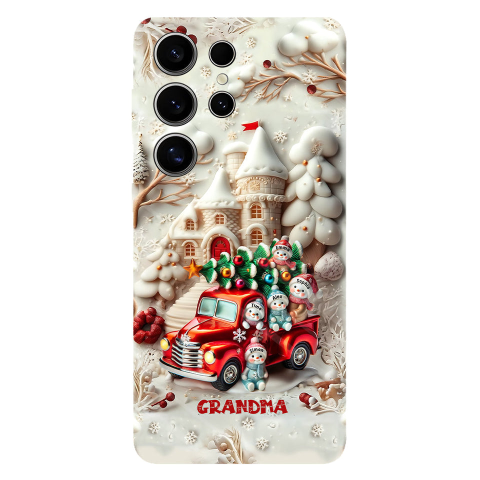 Nana's Little Cuties - Personalized Grandma Full Print Phone Case