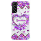 Grandma's Mom's Sweethearts - Personalized Grandma Full Print Phone Case