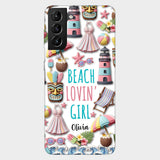 Beach Lovin' Girl - Personalized Sea Lover Full Print Phone Case