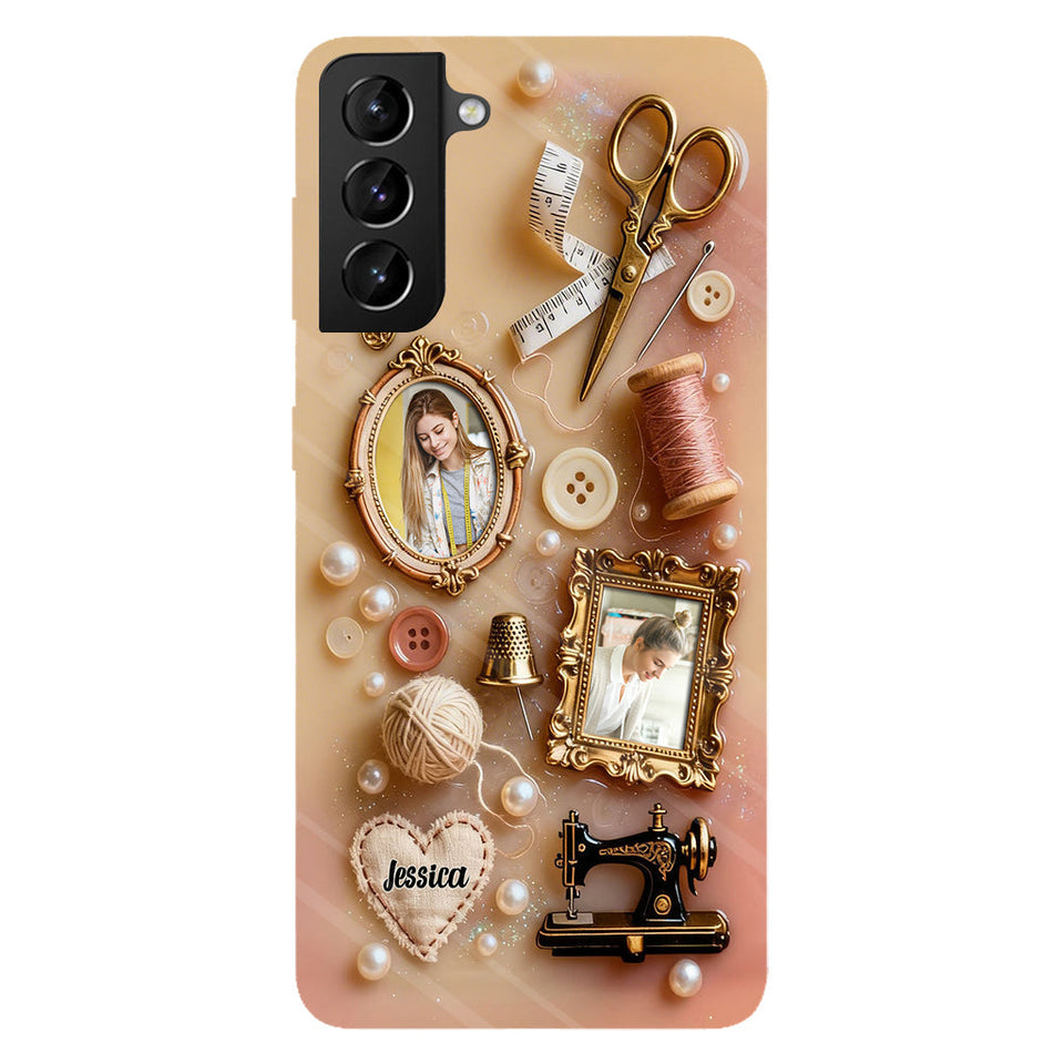 Love Sewing - Personalized Sewing Full Print Phone Case