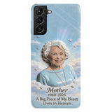Coque de téléphone personnalisée avec photo - Un morceau de mon cœur - Souvenir personnalisé - Impression intégrale