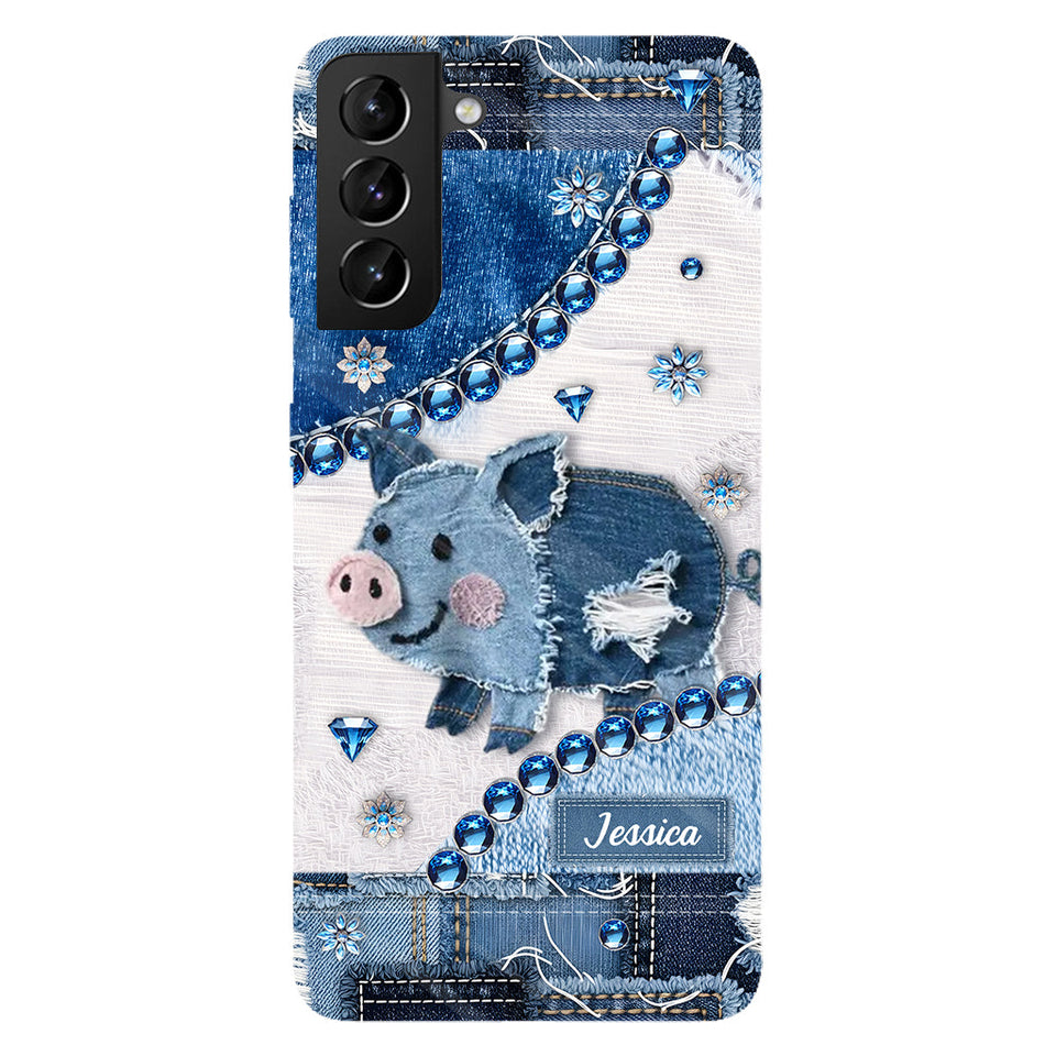 Cute Pig - Personalized Pig Lover Full Print Phone Case