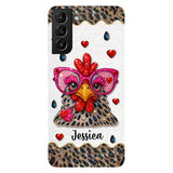 Crazy Chicken Lady - Personalized Chicken Full Print Phone Case