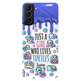 Just A Girl Who Loves Turtles - Personalized Turtle Full Print Phone Case